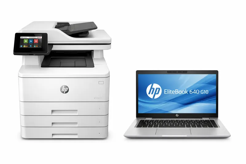 Impresora multifuncional y notebook HP en arriendo
