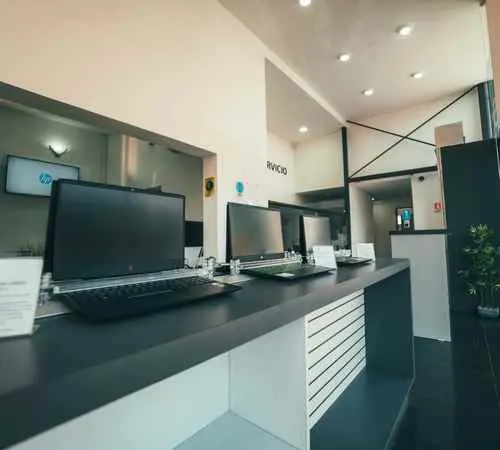Recepción del centro de servicio ServiceOne